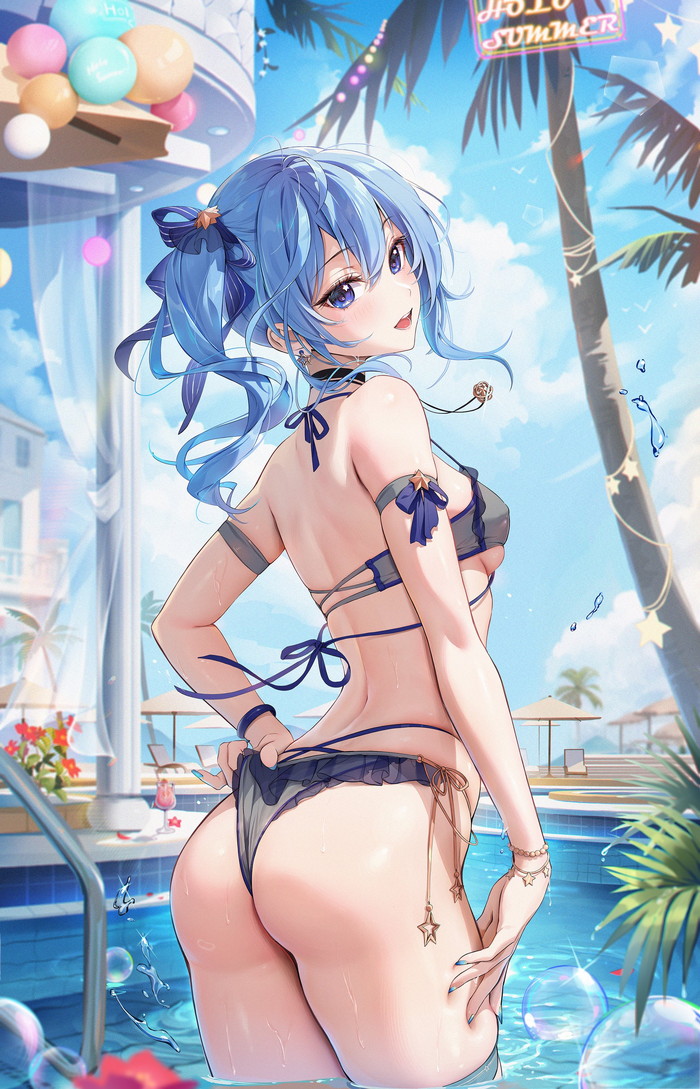 青い髪のキャラ、女の子の二次エロ画像 Part２１
