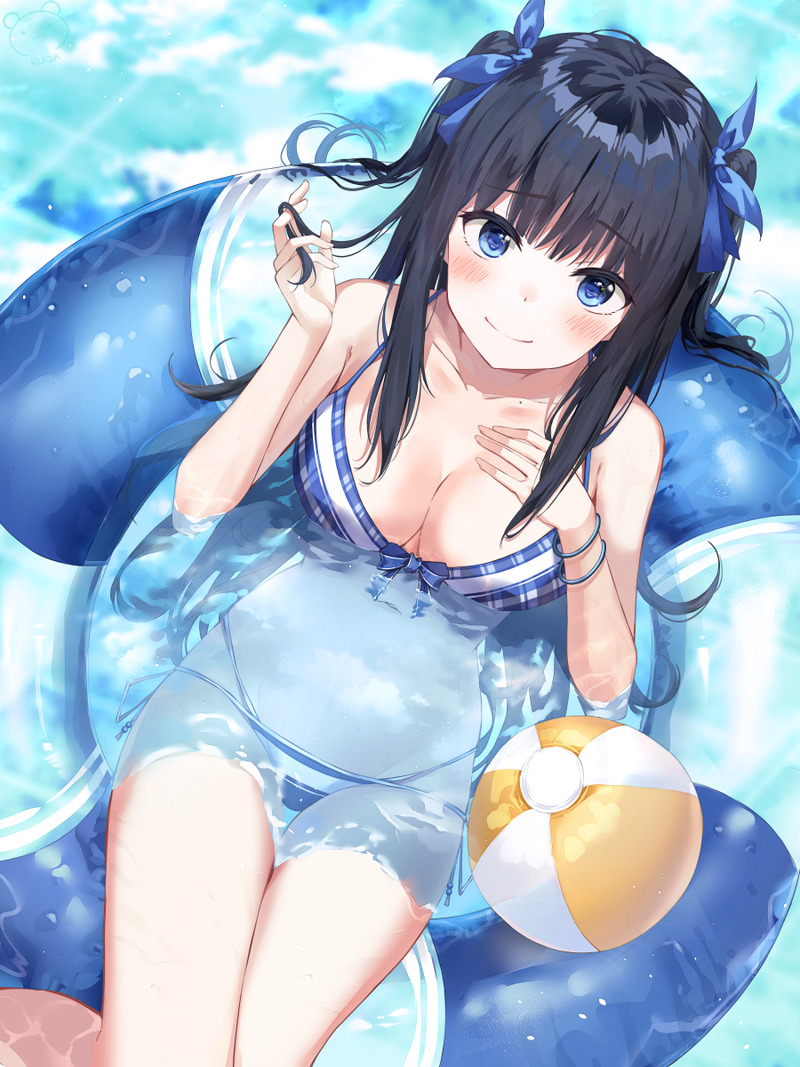 【二次】海、水辺にいる女の子のエロ画像 Part１９