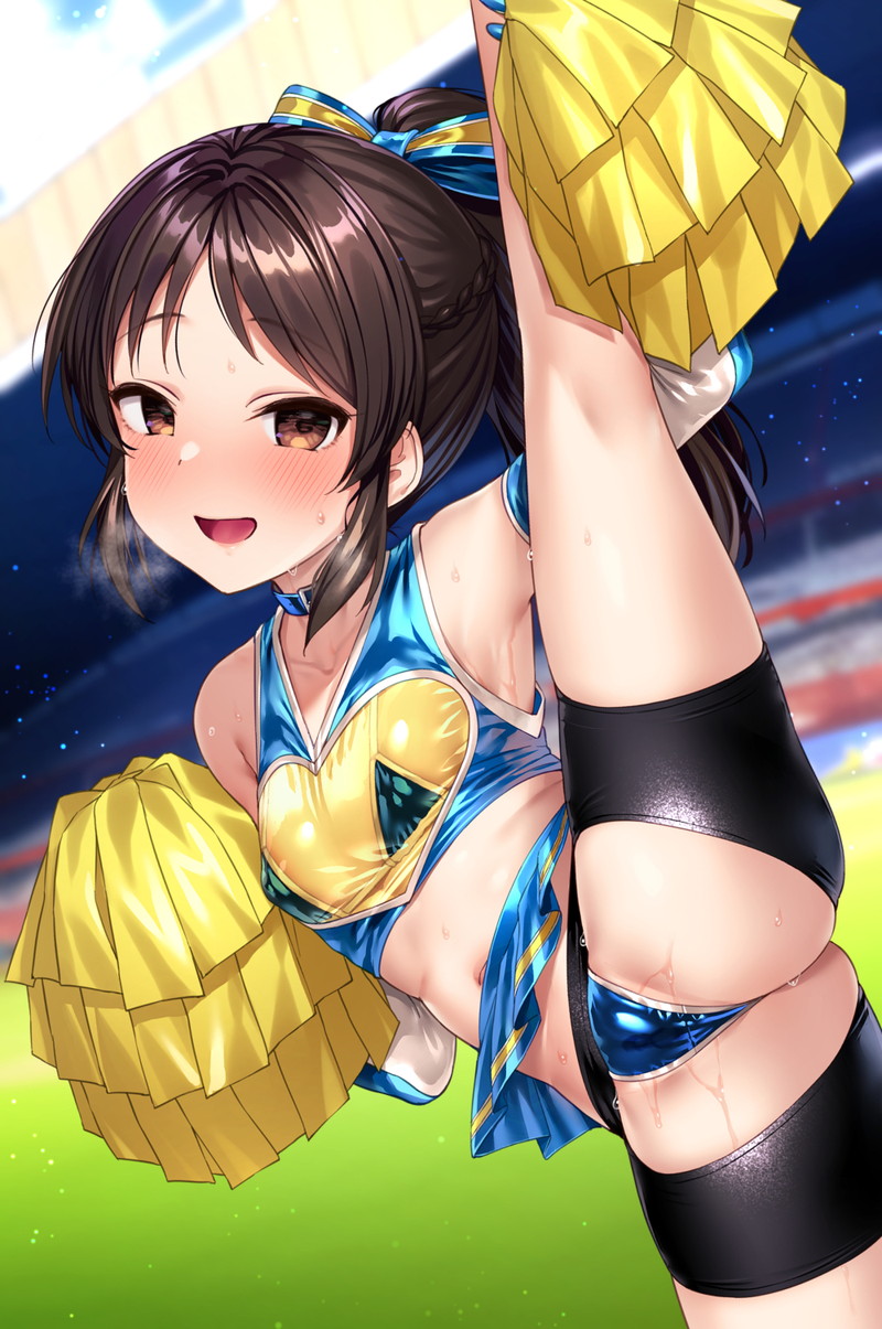 【二次】テカテカな金ビキニやエナメル素材コスチュームのエロ画像Part８