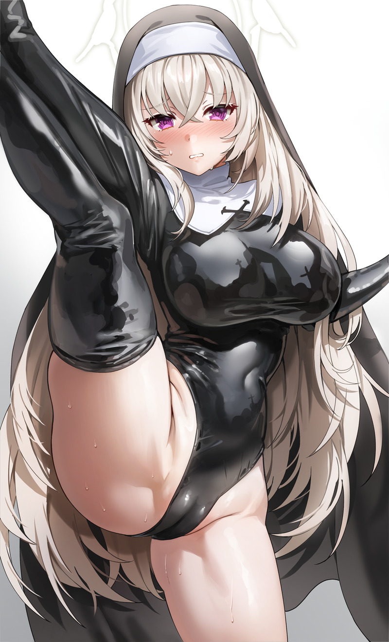 【二次】テカテカな金ビキニやエナメル素材コスチュームのエロ画像Part８