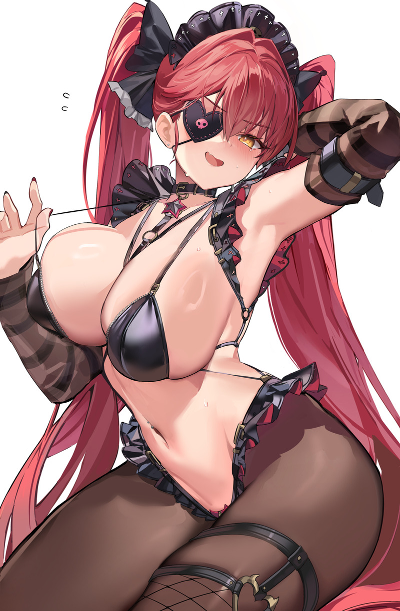 【二次】テカテカな金ビキニやエナメル素材コスチュームのエロ画像Part８