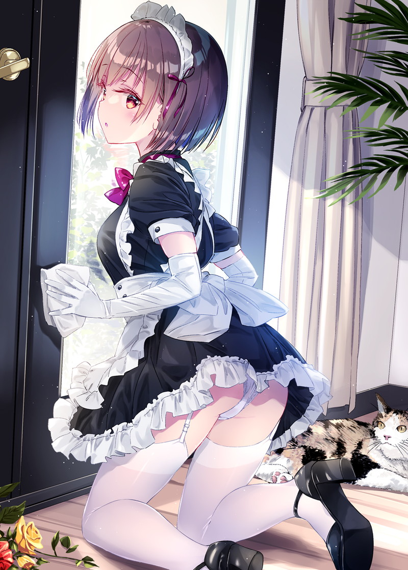 【二次】メイド服を着た女の子のエロ画像 Part６７