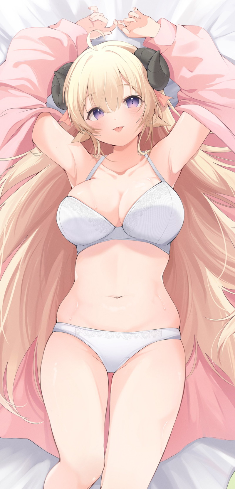 【二次】期待が高まる仰向け、寝そべり状態のエロ画像 Part４９