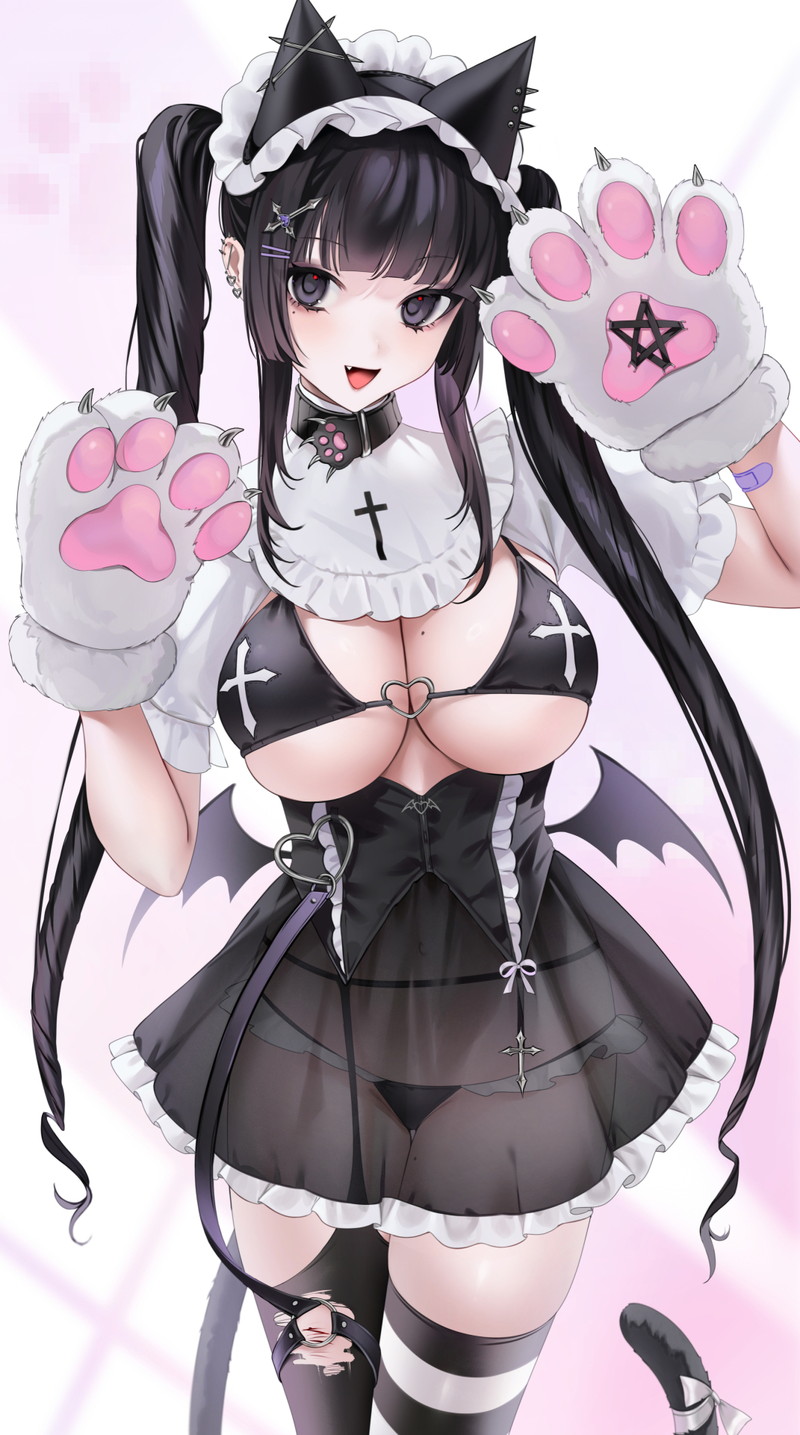 【二次】猫耳、狐耳などが生えたケモミミっ娘たちのエロ画像 Part１０５