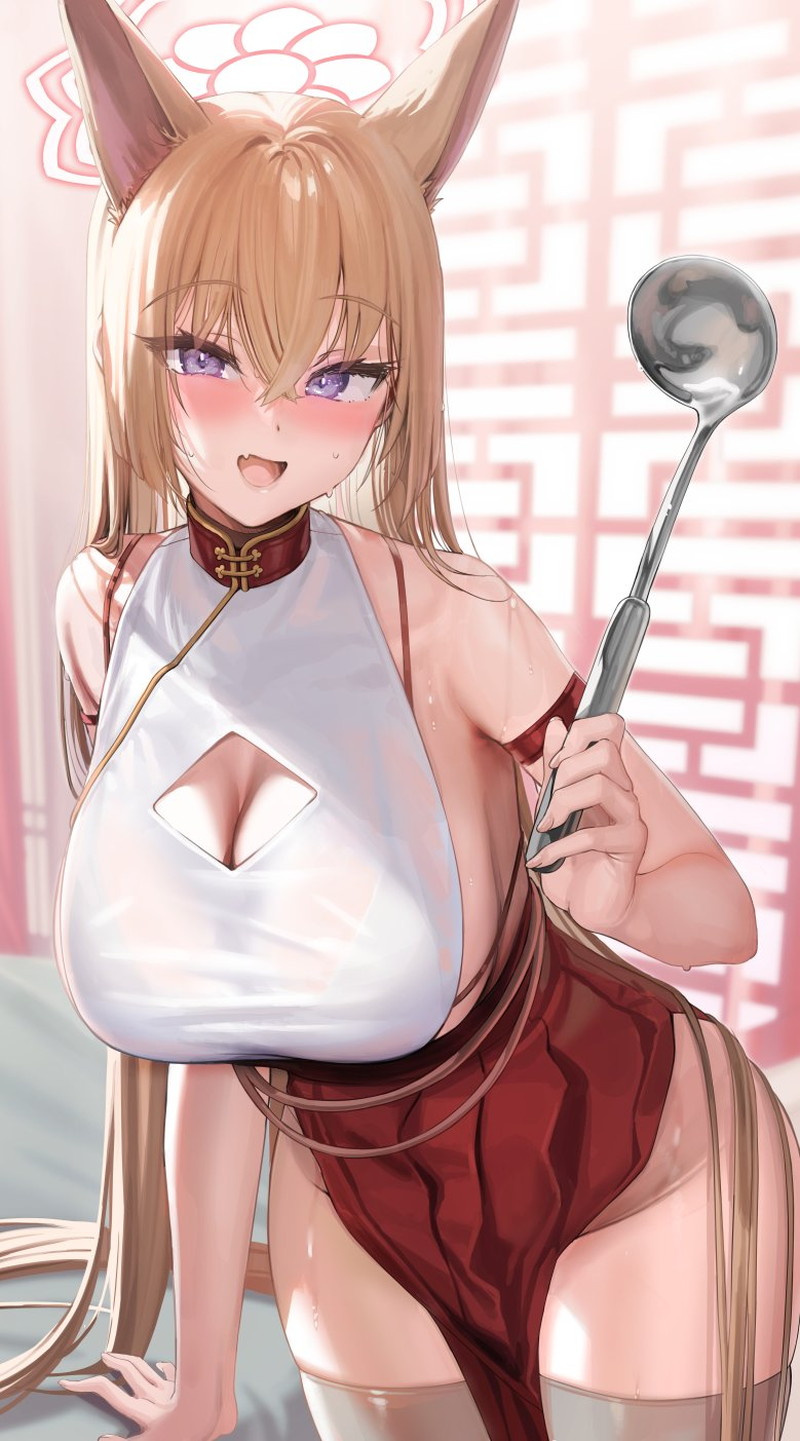【二次】猫耳、狐耳などが生えたケモミミっ娘たちのエロ画像 Part１０５