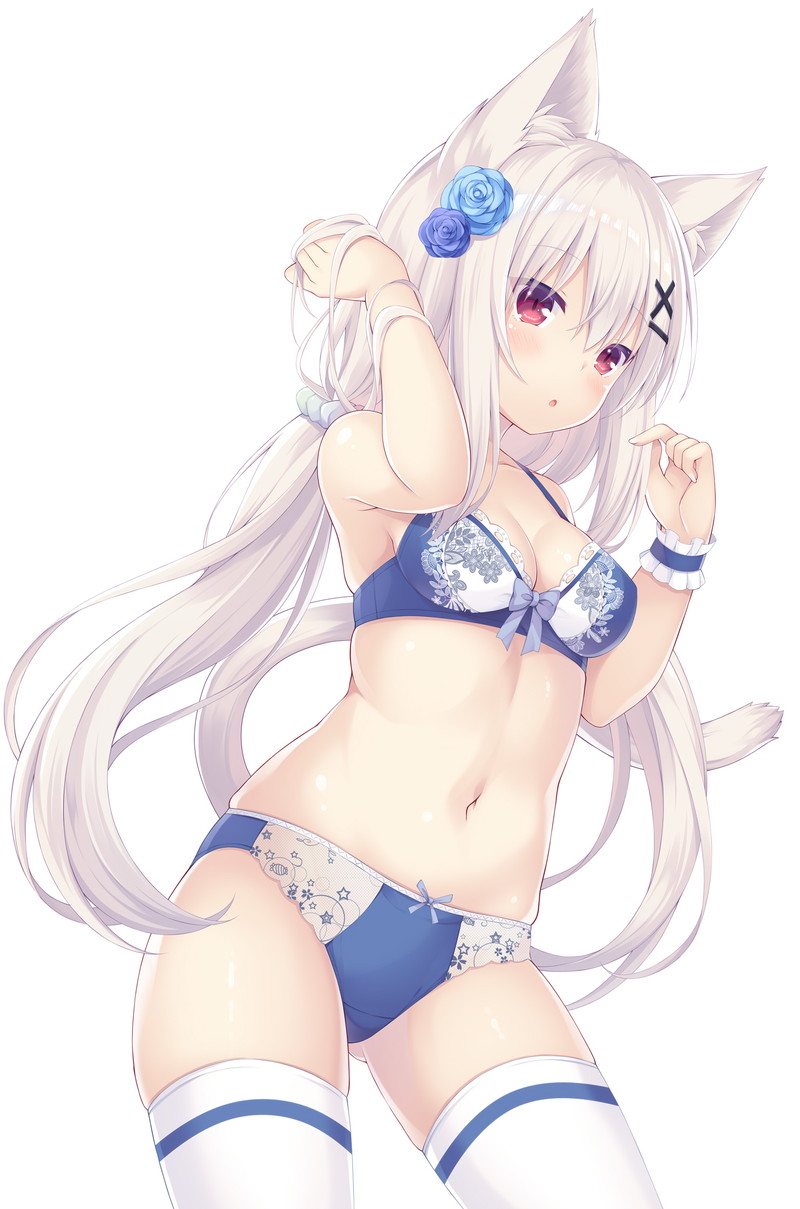 【二次】猫耳、狐耳などが生えたケモミミっ娘たちのエロ画像 Part１０５