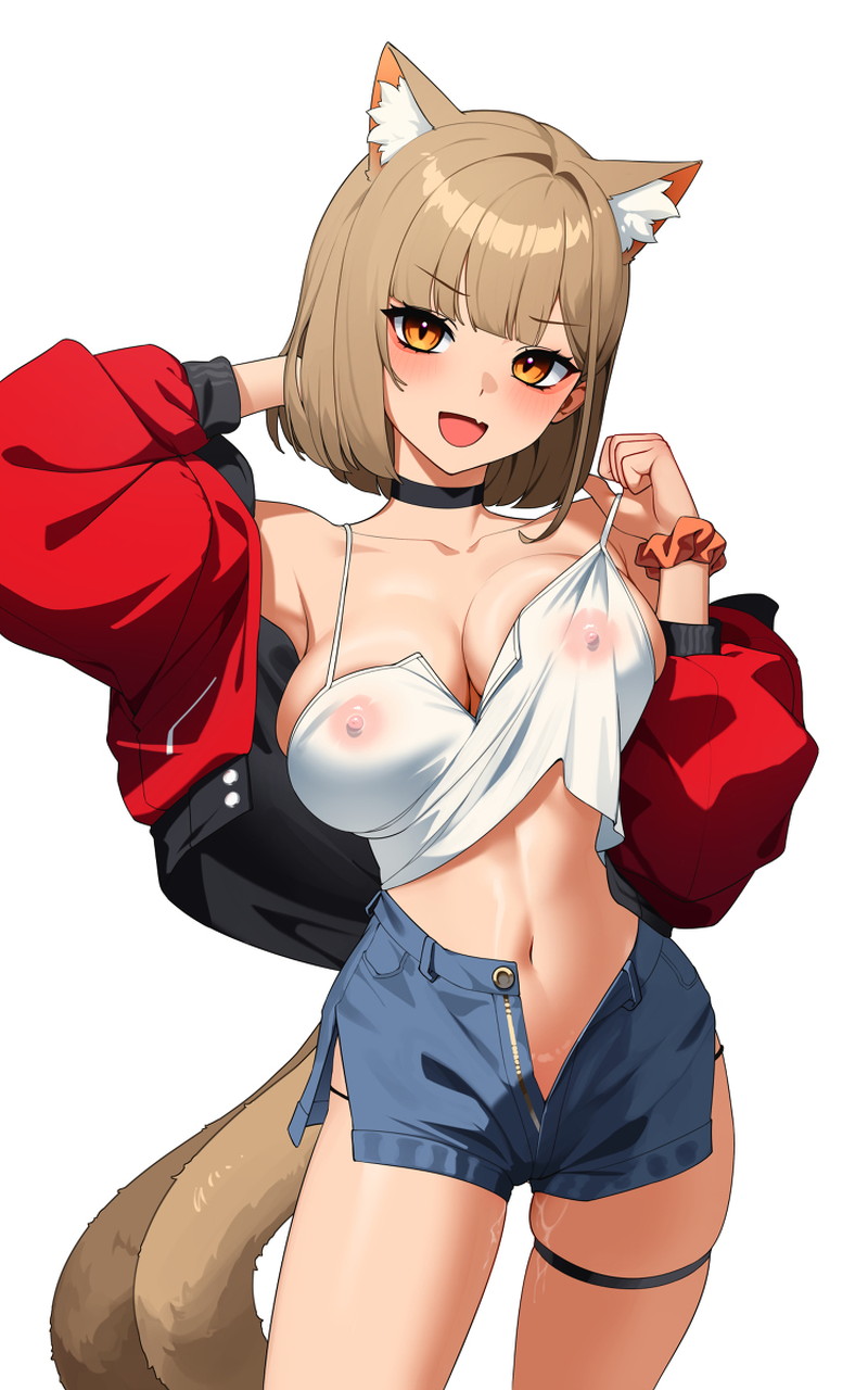 【二次】猫耳、狐耳などが生えたケモミミっ娘たちのエロ画像 Part１０６