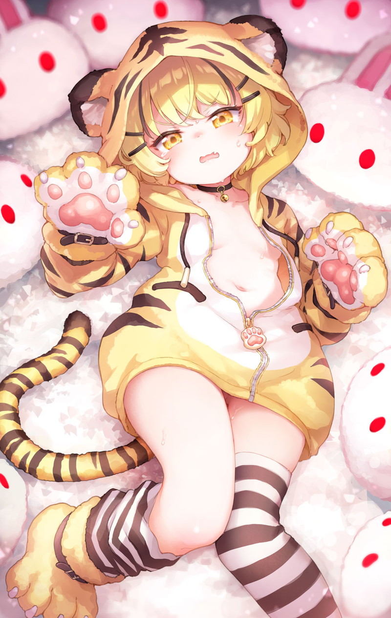 【二次】猫耳、狐耳などが生えたケモミミっ娘たちのエロ画像 Part１０６
