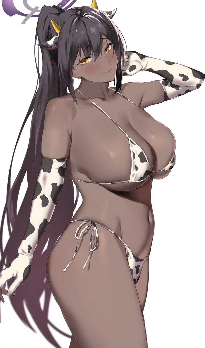 【二次】スケベな牛柄ビキニのエロ画像 Part１３