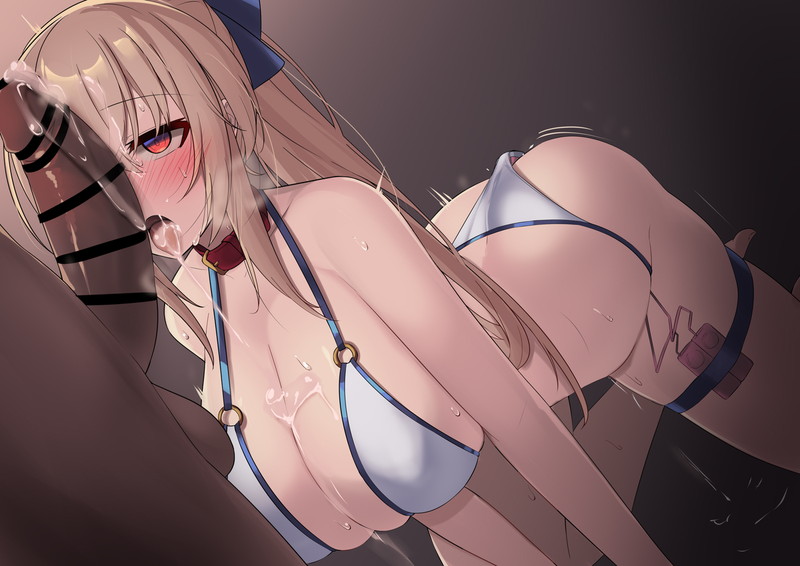 【二次】ぶっかけ＆顔射で体中精液まみれのエロ画像 Part６０