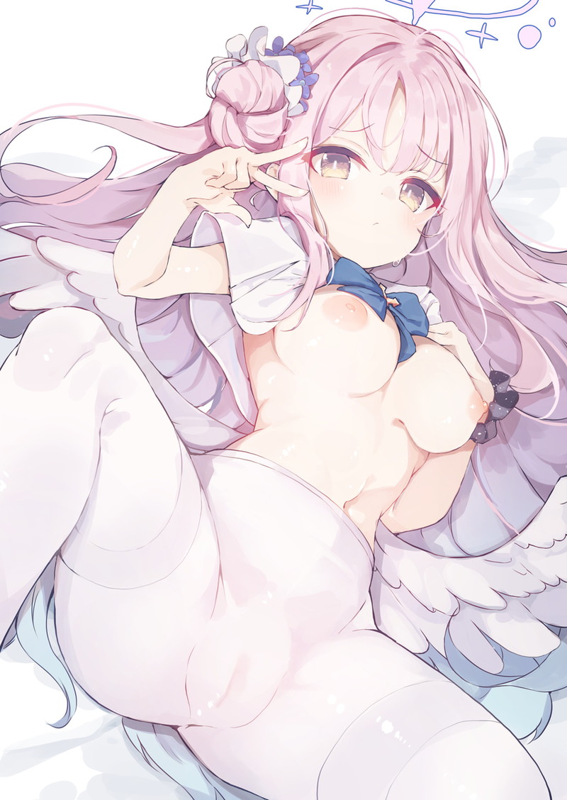 【二次】ピースサインをしている女の子たちのエロ画像 Part３５