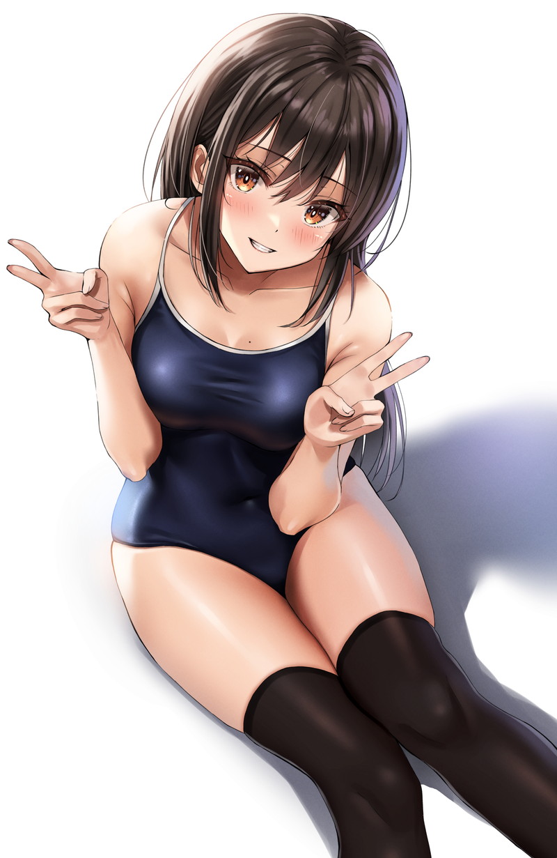 【二次】ピースサインをしている女の子たちのエロ画像 Part３５