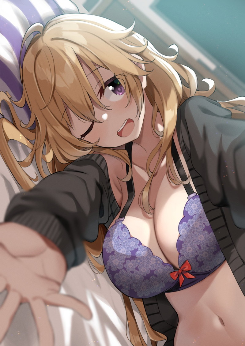 【二次】エッチで可愛いブラジャーを付けた女の子のエロ画像 Part６２