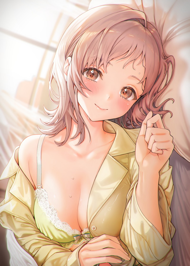 【二次】エッチで可愛いブラジャーを付けた女の子のエロ画像 Part６２