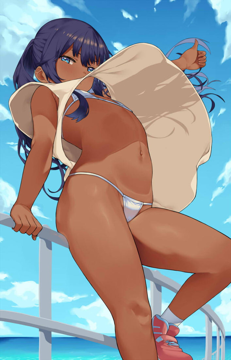 【二次】ローアングル、下から見上げているエロ画像 Part６８