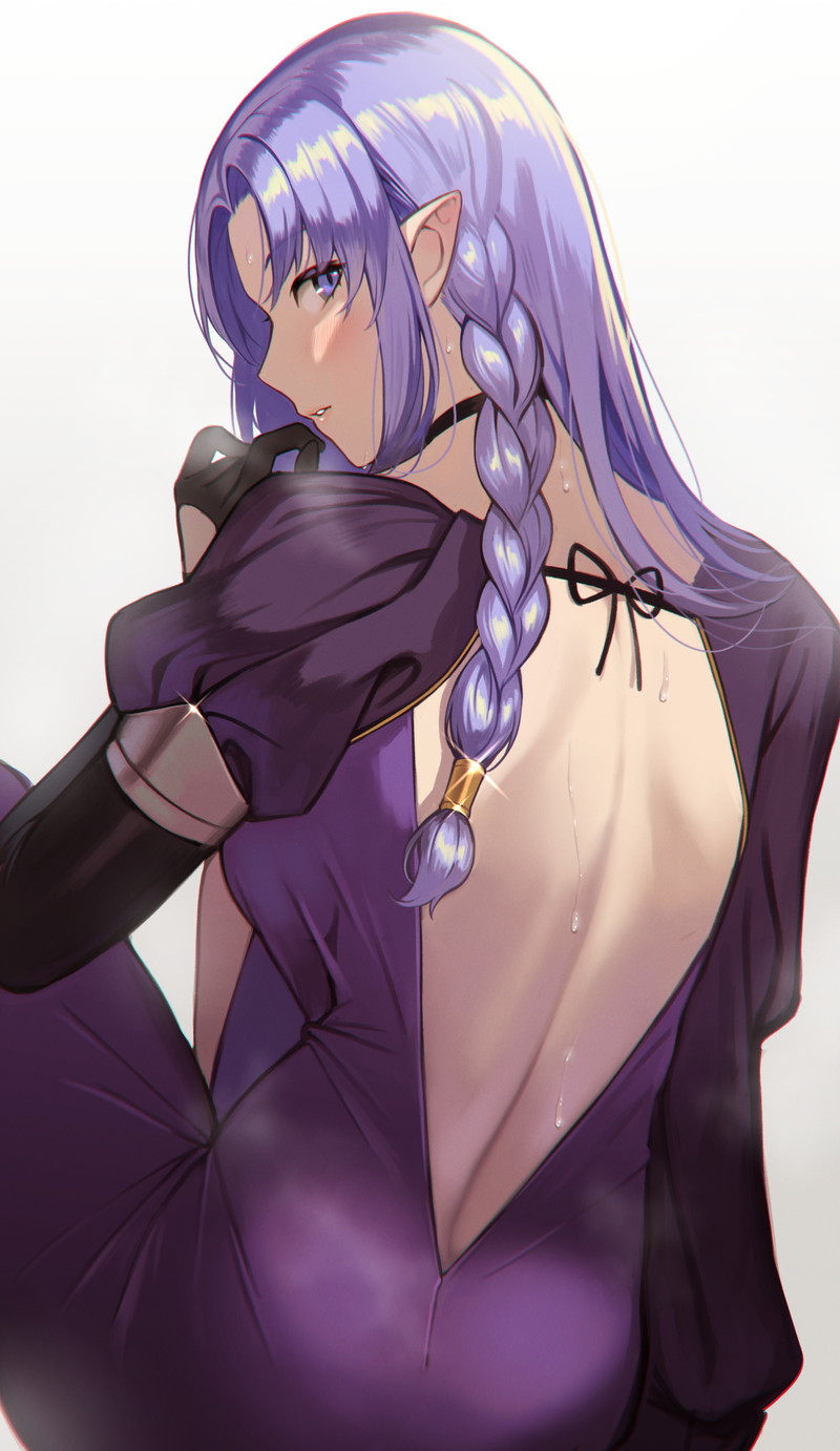 【二次】紫髪の女の子のエロ画像 Part３１