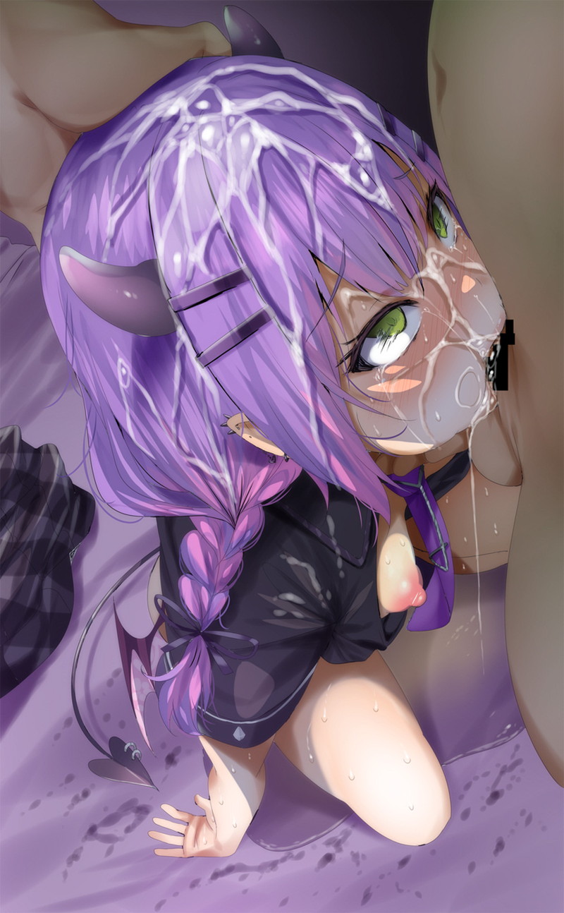 【二次】紫髪の女の子のエロ画像 Part３１