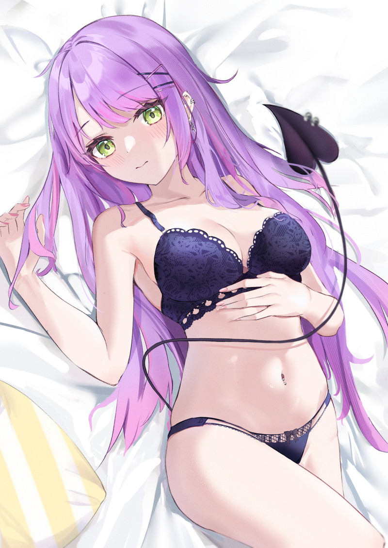【二次】紫髪の女の子のエロ画像 Part３１