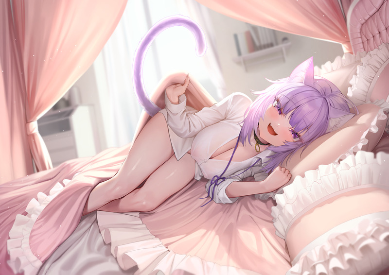 【二次】紫髪の女の子のエロ画像 Part３１