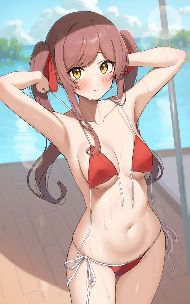 【二次】美少女しかいないエロ、微エロ画像 Part１０３