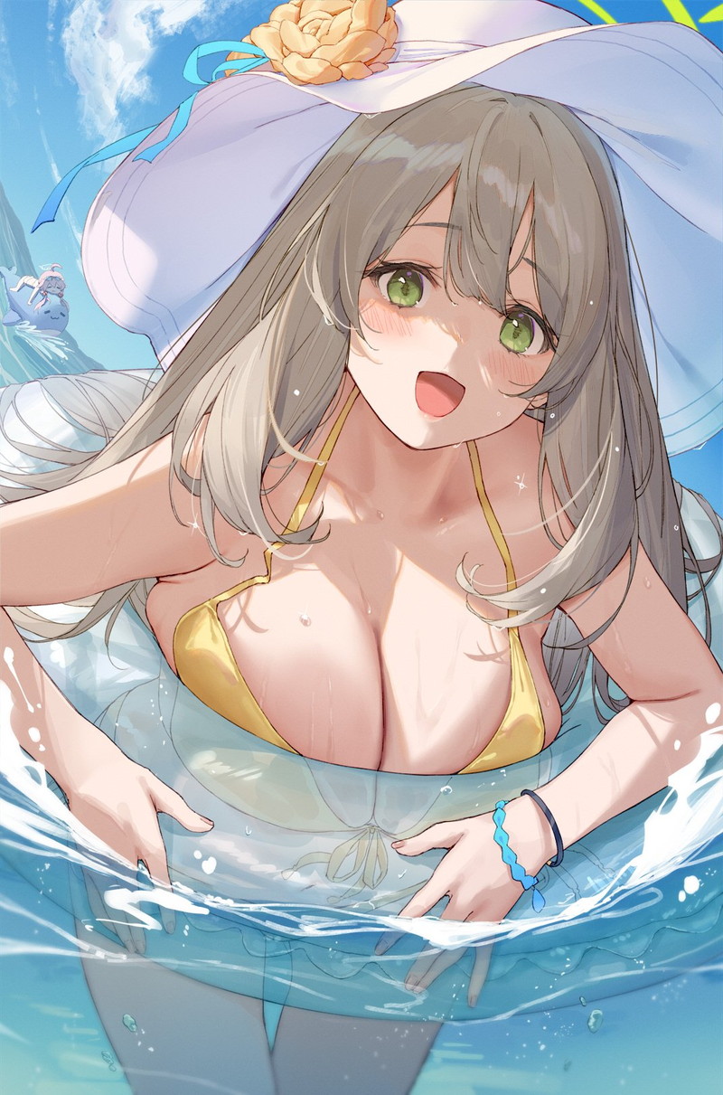 【二次】海、水辺にいる女の子のエロ画像 Part２０