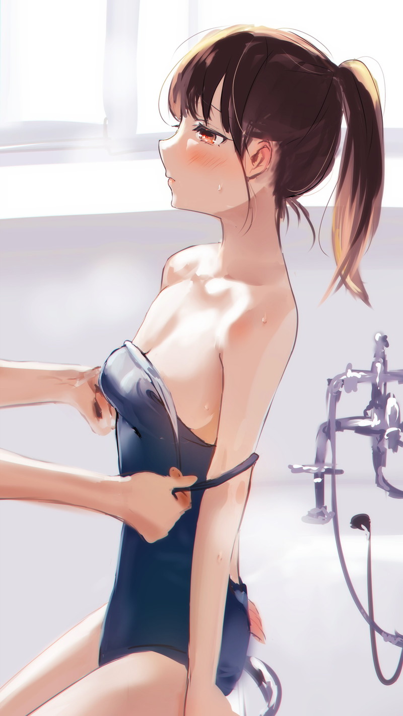 【二次】扇情的なはだけ、脱げかけエロ画像 Part２２