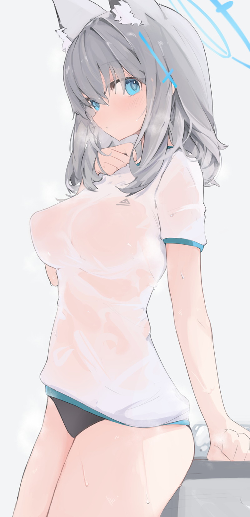 【二次】濡れ透けやスケスケな服を着た女の子のエロ画像 Part３２