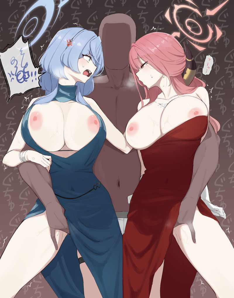 女の子が二人以上いるハーレム二次エロ画像 Part４６