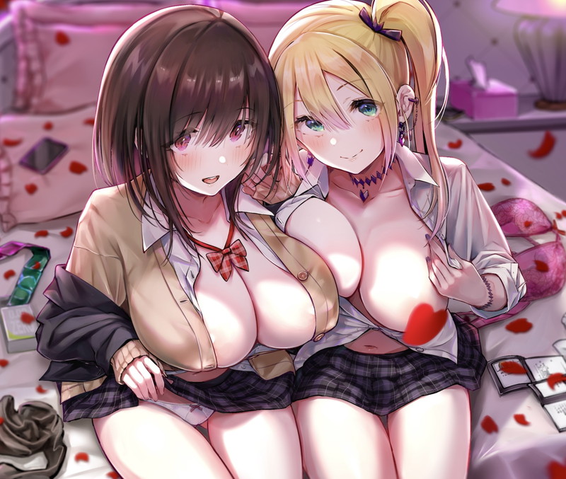 女の子が二人以上いるハーレム二次エロ画像 Part４６