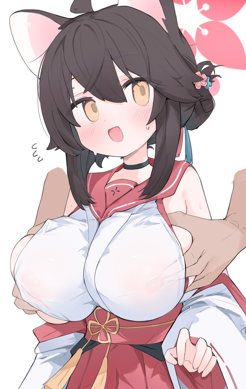 【二次】女の子の胸を揉んでいる乳揉みエロ画像 Part３