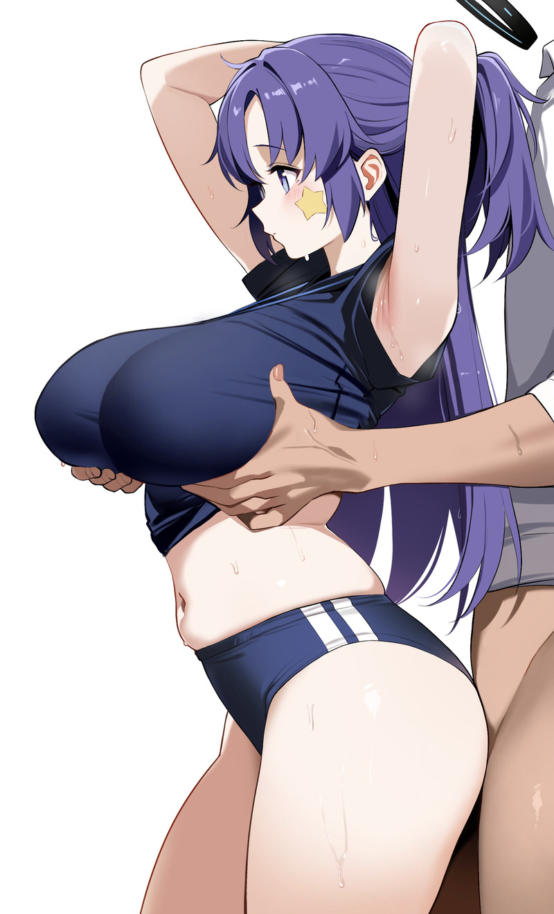 【二次】女の子の胸を揉んでいる乳揉みエロ画像 Part３