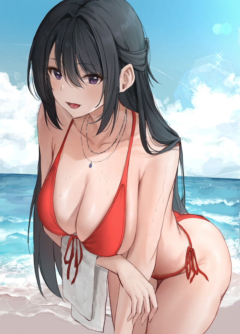 【二次】抜ける長乳、垂れ乳のエロ画像まとめ Part６