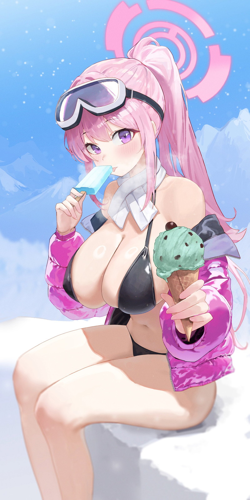 【二次】抜ける長乳、垂れ乳のエロ画像まとめ Part６