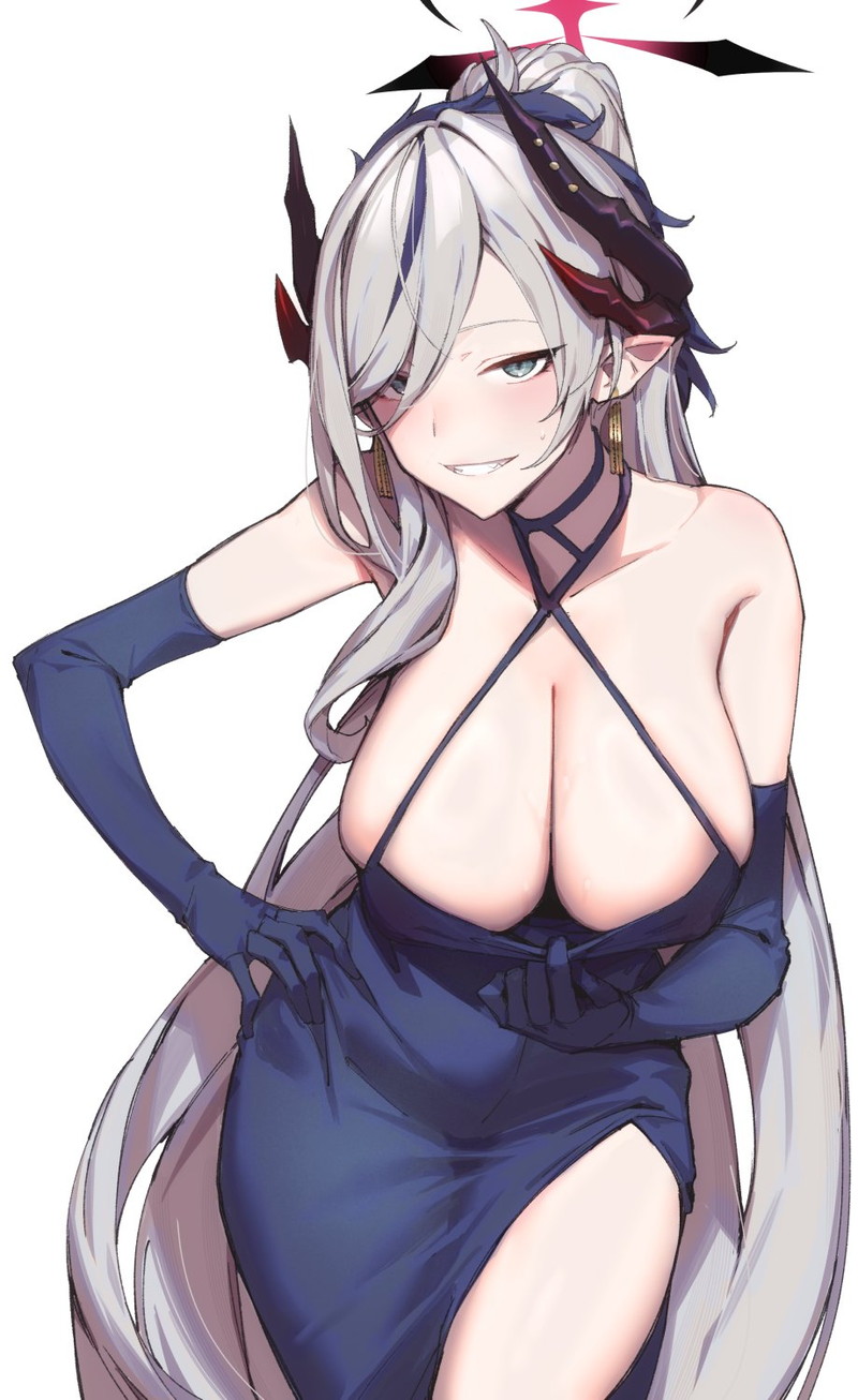 【二次】抜ける長乳、垂れ乳のエロ画像まとめ Part６