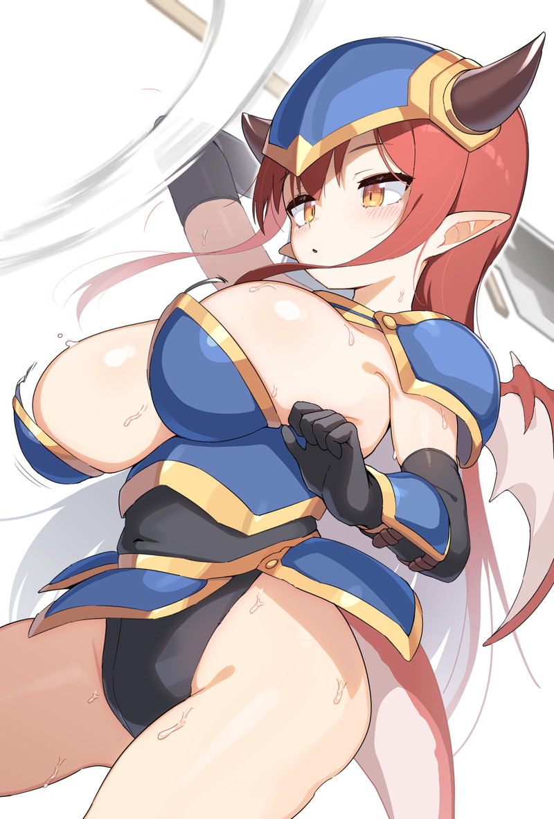 【二次】抜ける長乳、垂れ乳のエロ画像まとめ Part６