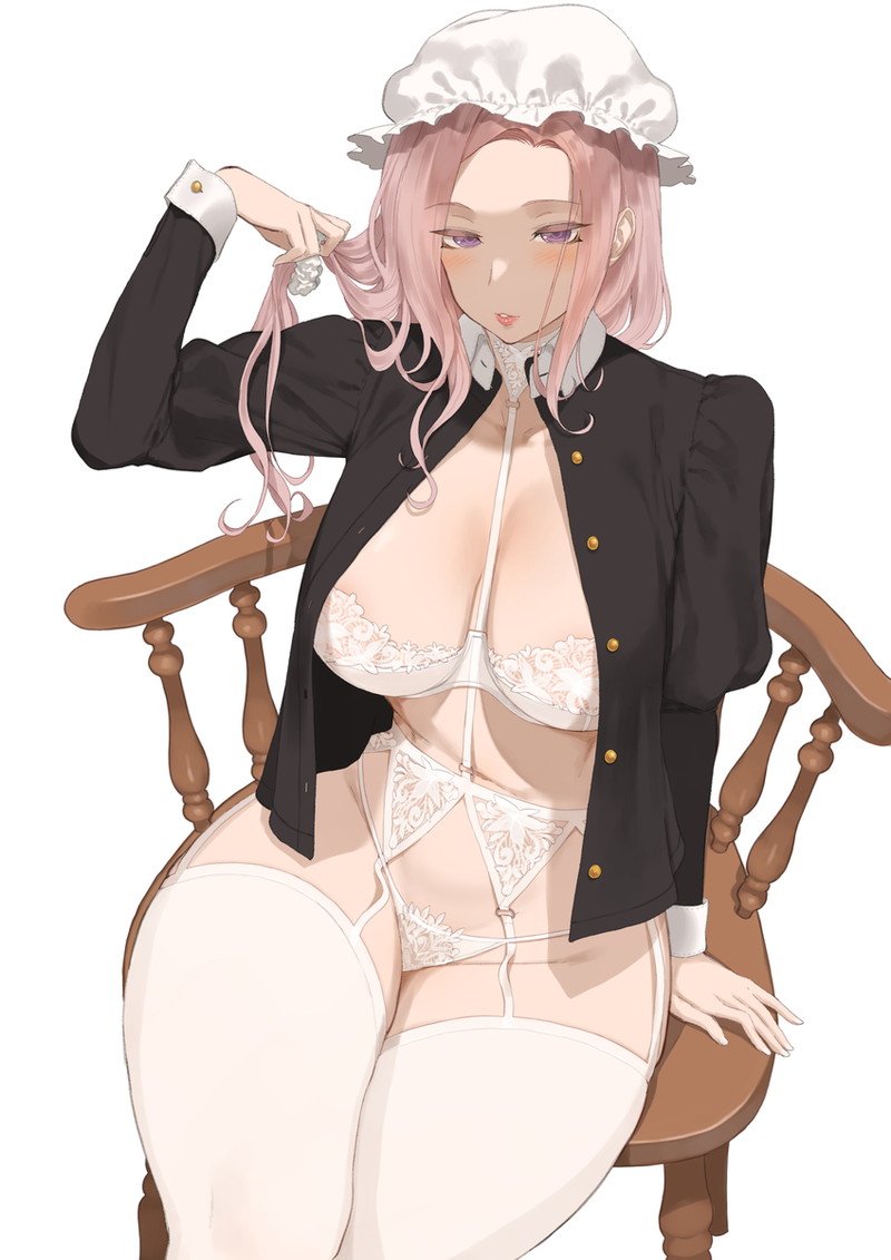 【二次】エッチなガーターベルトを付けた女子たちのエロ画像 Part２