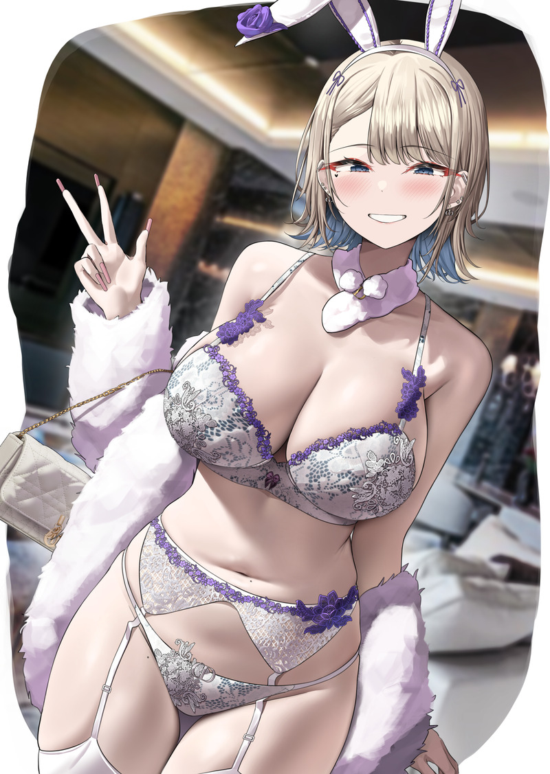【二次】エッチなガーターベルトを付けた女子たちのエロ画像 Part２