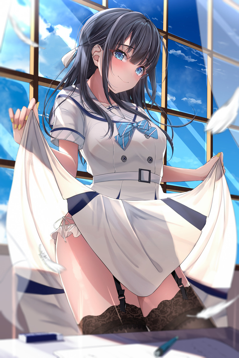 【二次】エッチなガーターベルトを付けた女子たちのエロ画像 Part２
