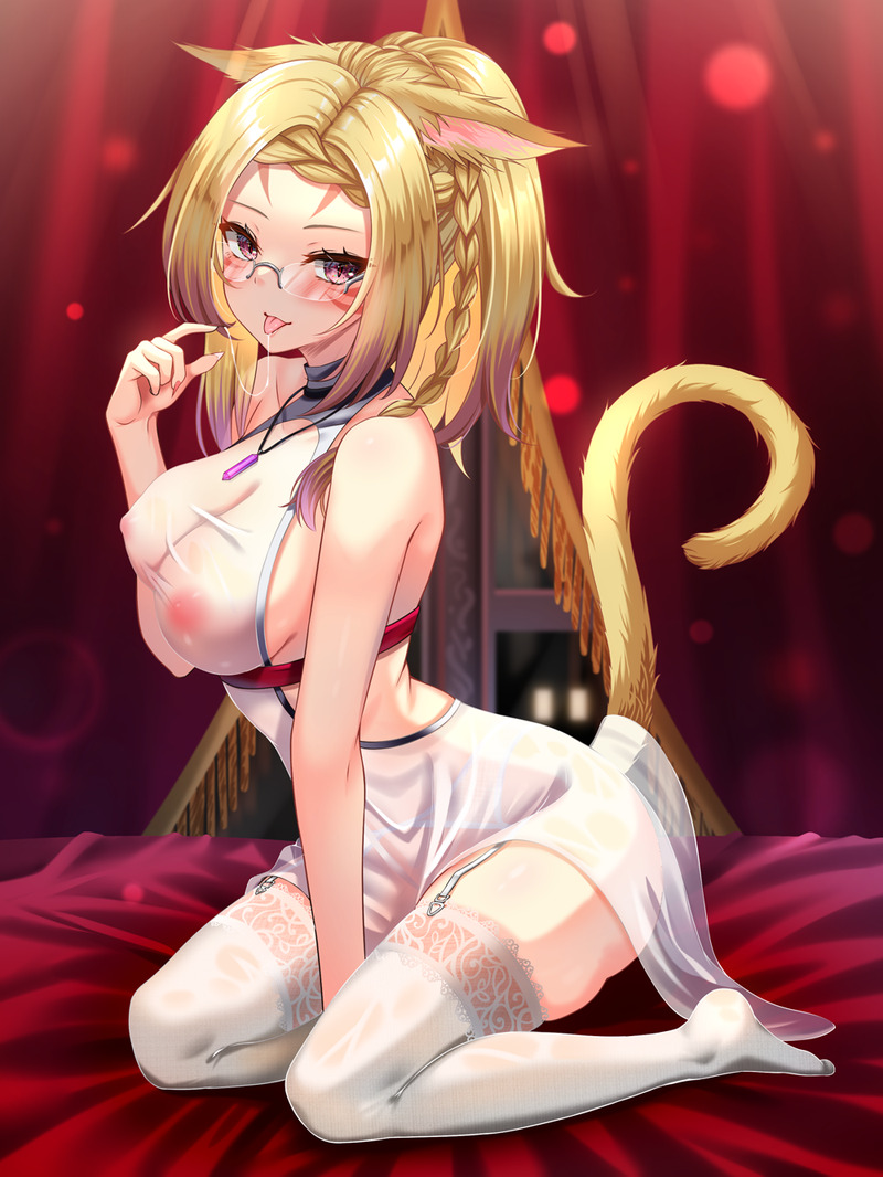 【二次】エッチなガーターベルトを付けた女子たちのエロ画像 Part２