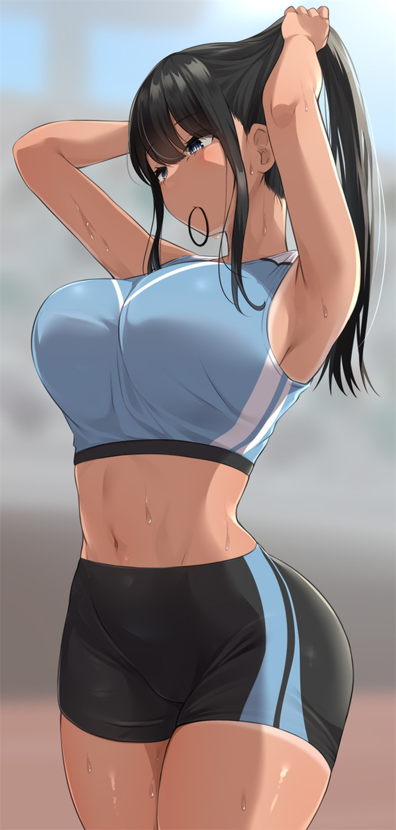 【二次】運動用のスポーツウェアを着た女の子のエロ画像 Part２１