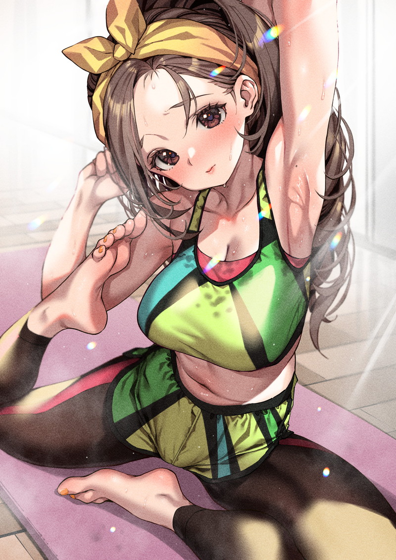 【二次】運動用のスポーツウェアを着た女の子のエロ画像 Part２１