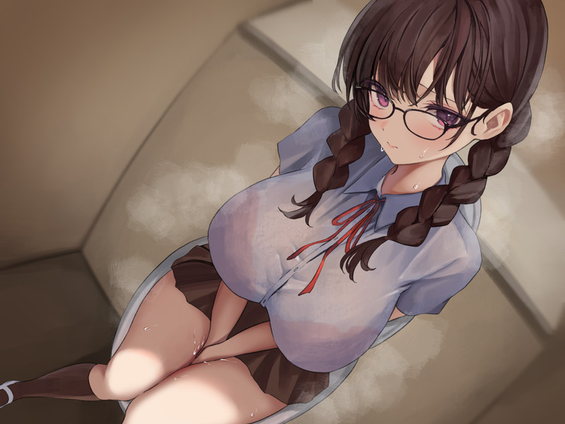 【二次】濡れ透けやスケスケな服を着た女の子のエロ画像 Part３３