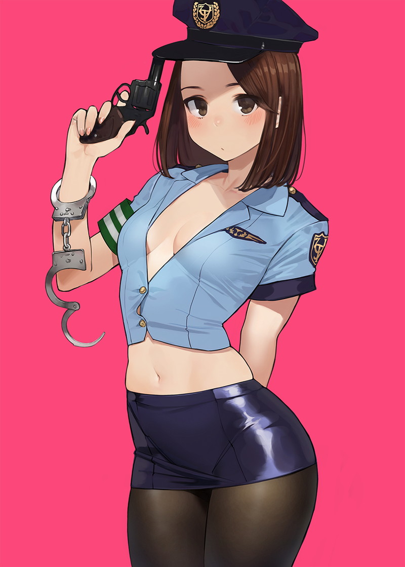 【二次】女警察やポリスコスチュームの女の子のエロ画像 Part２