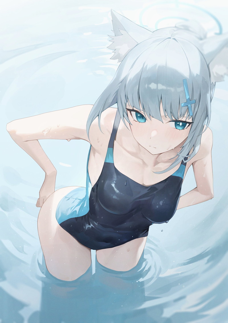 【二次】海、水辺にいる女の子のエロ画像 Part２１