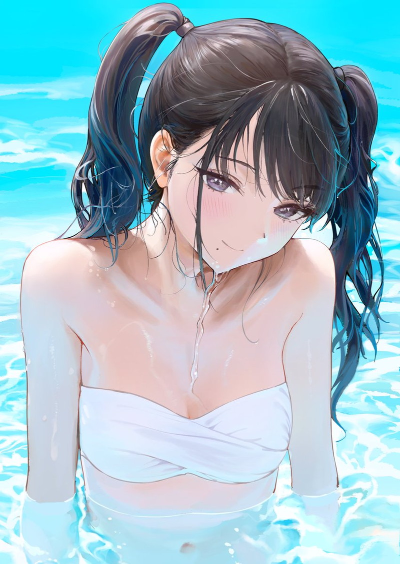 【二次】海、水辺にいる女の子のエロ画像 Part２１