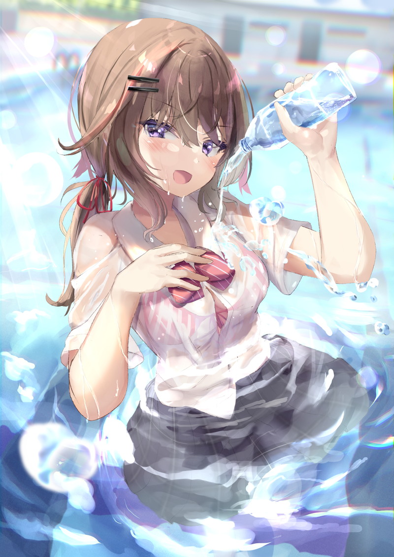 【二次】海、水辺にいる女の子のエロ画像 Part２１