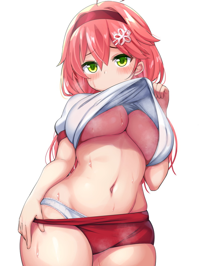 【二次】汗ばんだ肌や身体がエロい女の子の画像 Part１６