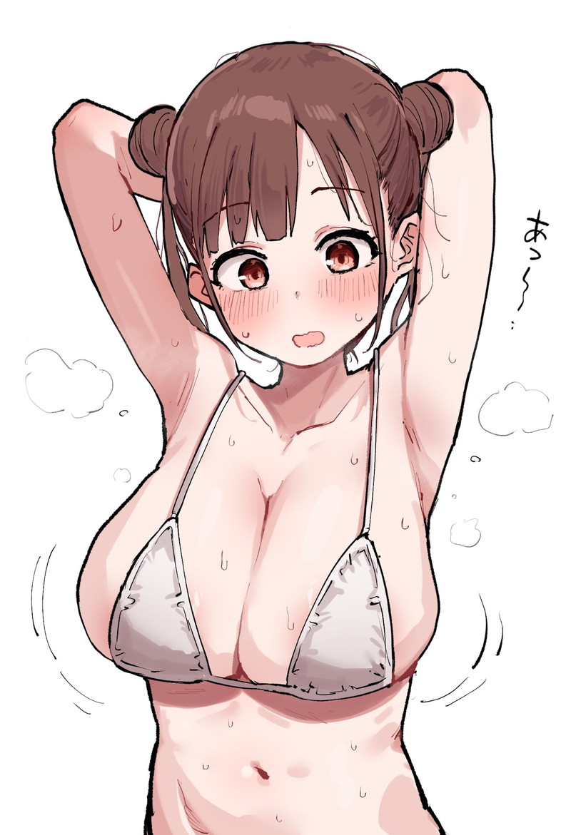 【二次】汗ばんだ肌や身体がエロい女の子の画像 Part１６