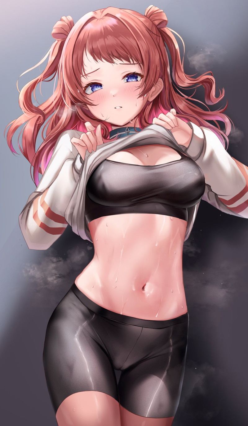 【二次】汗ばんだ肌や身体がエロい女の子の画像 Part１６