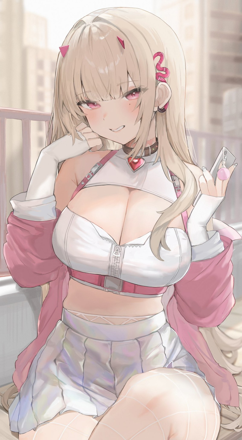 【二次】胸の谷間がエロい格好の女の子たちのエロ画像 Part４